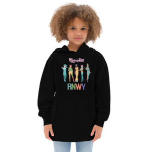 Cyberpink® Kids fleece hoodie by RNWY®